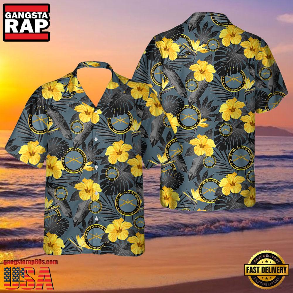 US Amy Kentucky Army National Guard, 63rd Theater Aviation Brigade Veteran Hawaiian Shirt