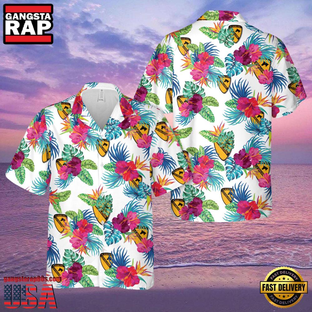 US Army 1-319th Airborne Field Artillery Regiment Veteran Hawaiian Shirt