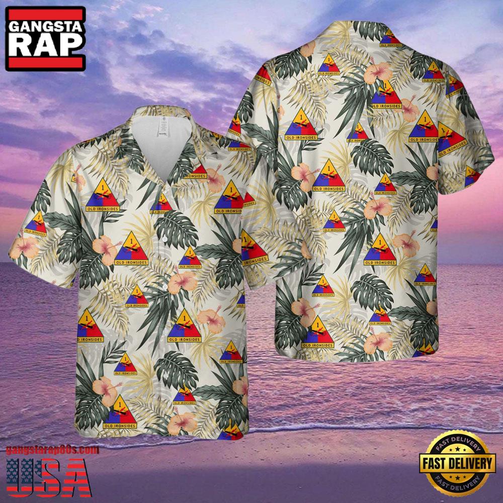 US Army 1st Battalion 12th Cavalry Branch Veteran Hawaiian Shirt