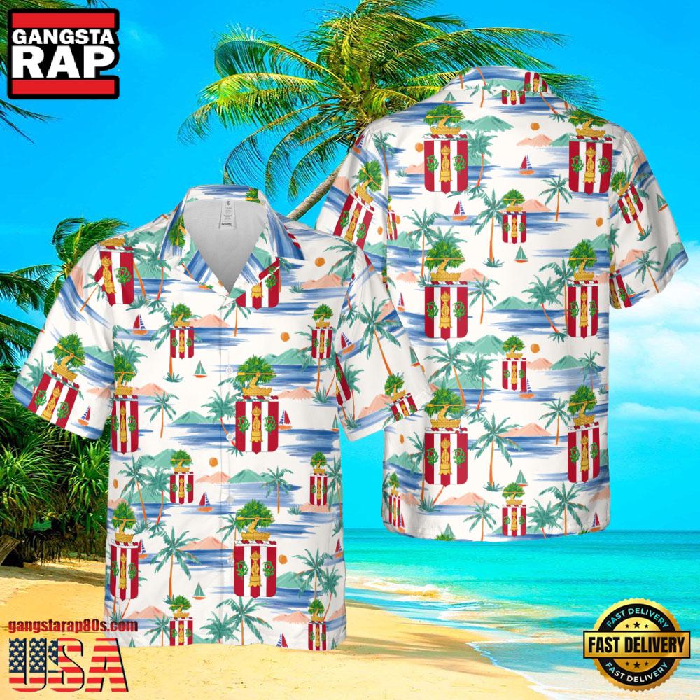 US Army - 1st Bn 3rd Infantry Regiment - Washington DC w Inf Branch Veteran Hawaiian Shirt US Army - 1st Bn 3rd Infantry Regiment - Washington DC w Inf Branch Veteran Hawaiian Shirt