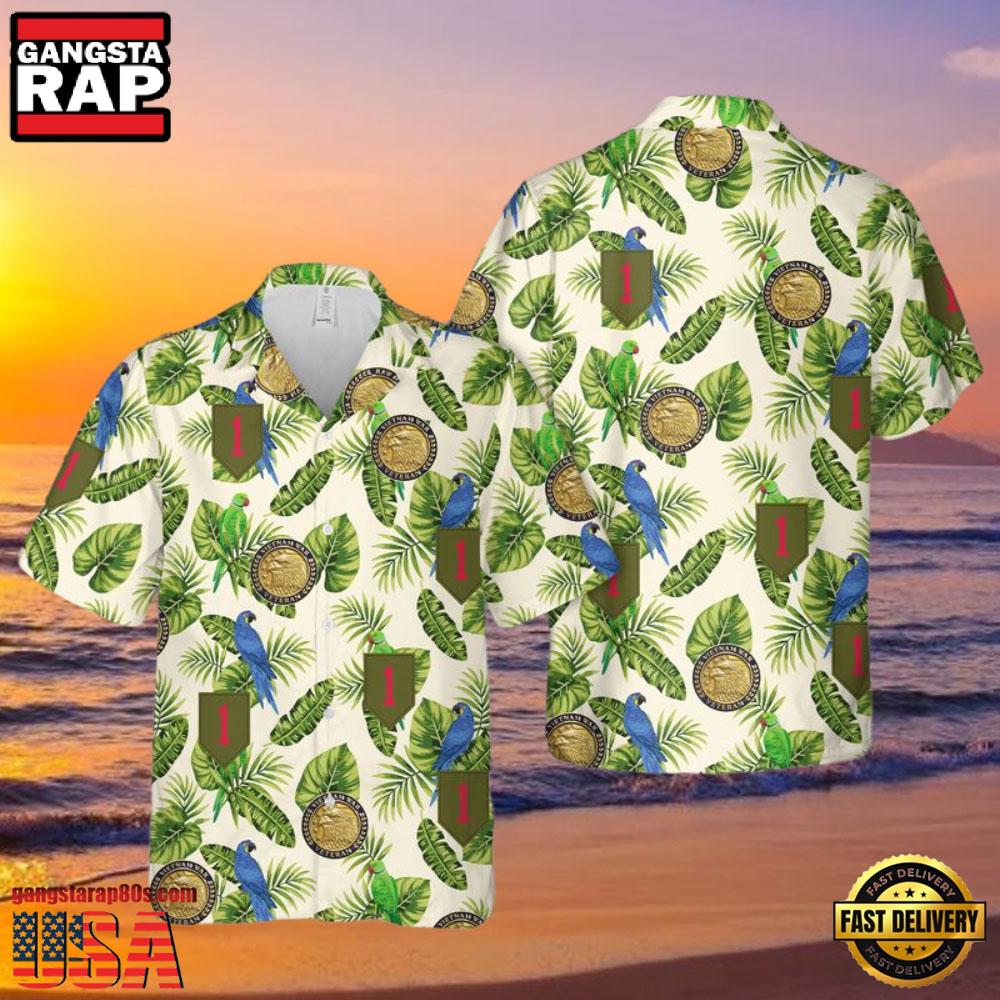 US Army 1st Medical Brigade Veteran Hawaiian Shirt US Army 1st Medical Brigade Veteran Hawaiian Shirt
