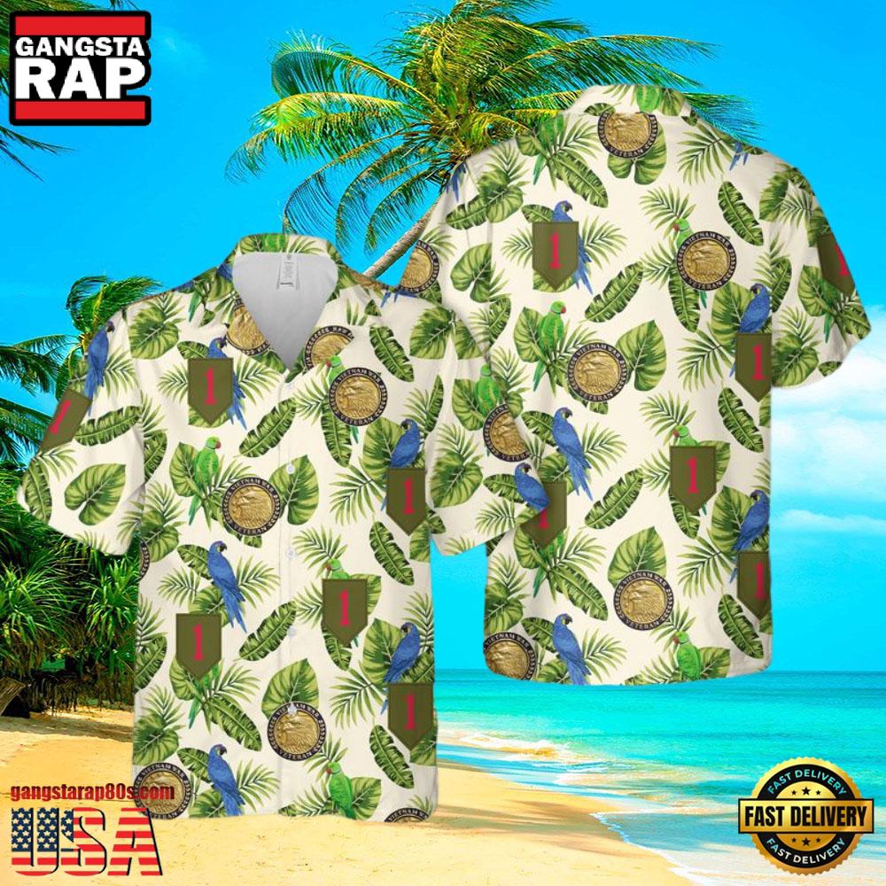 US Army 1st Medical Brigade Veteran Hawaiian Shirt US Army 1st Medical Brigade Veteran Hawaiian Shirt