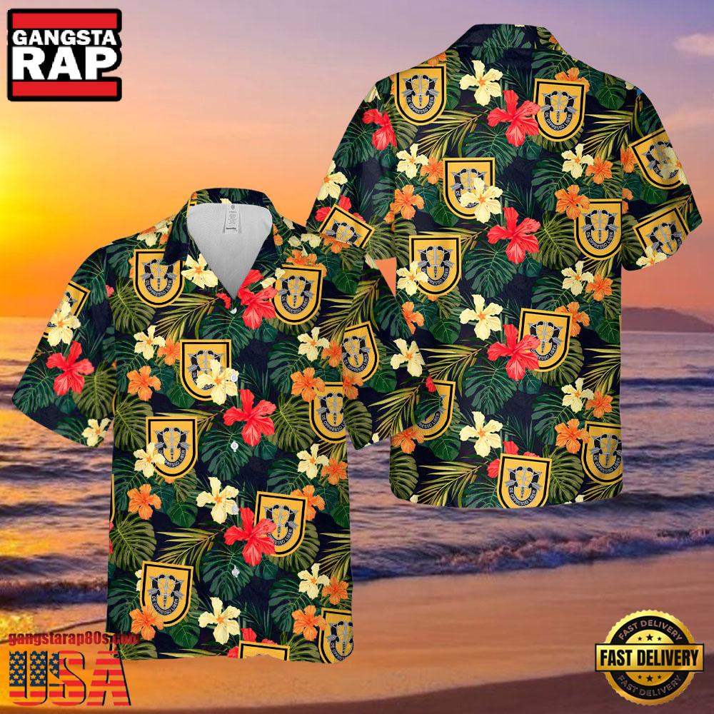 US Army 1st Special Forces Group 1st SFG Veteran Hawaiian Shirt For Men US Army 1st Special Forces Group 1st SFG Veteran Hawaiian Shirt For Men