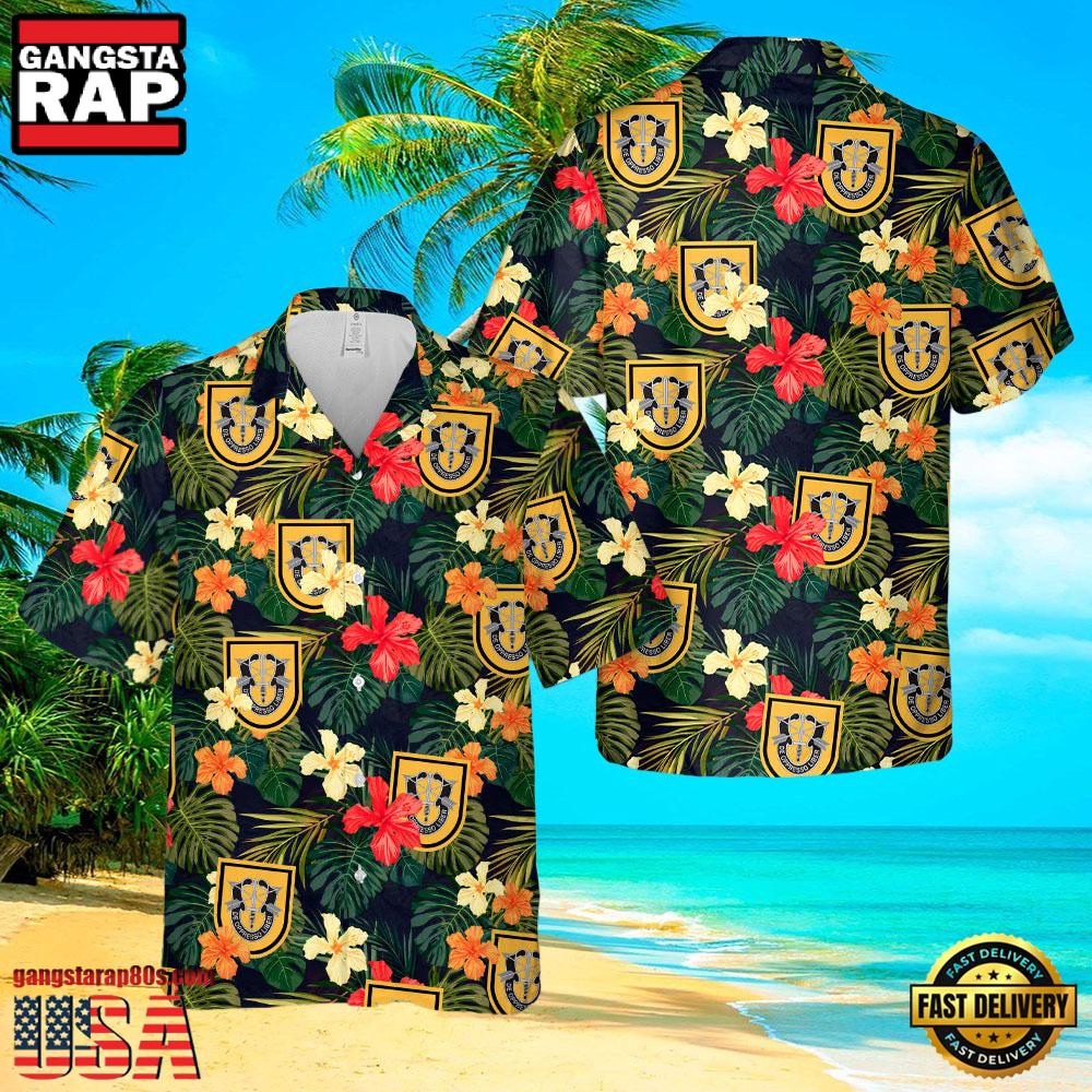 US Army 1st Special Forces Group 1st SFG Veteran Hawaiian Shirt For Men US Army 1st Special Forces Group 1st SFG Veteran Hawaiian Shirt For Men