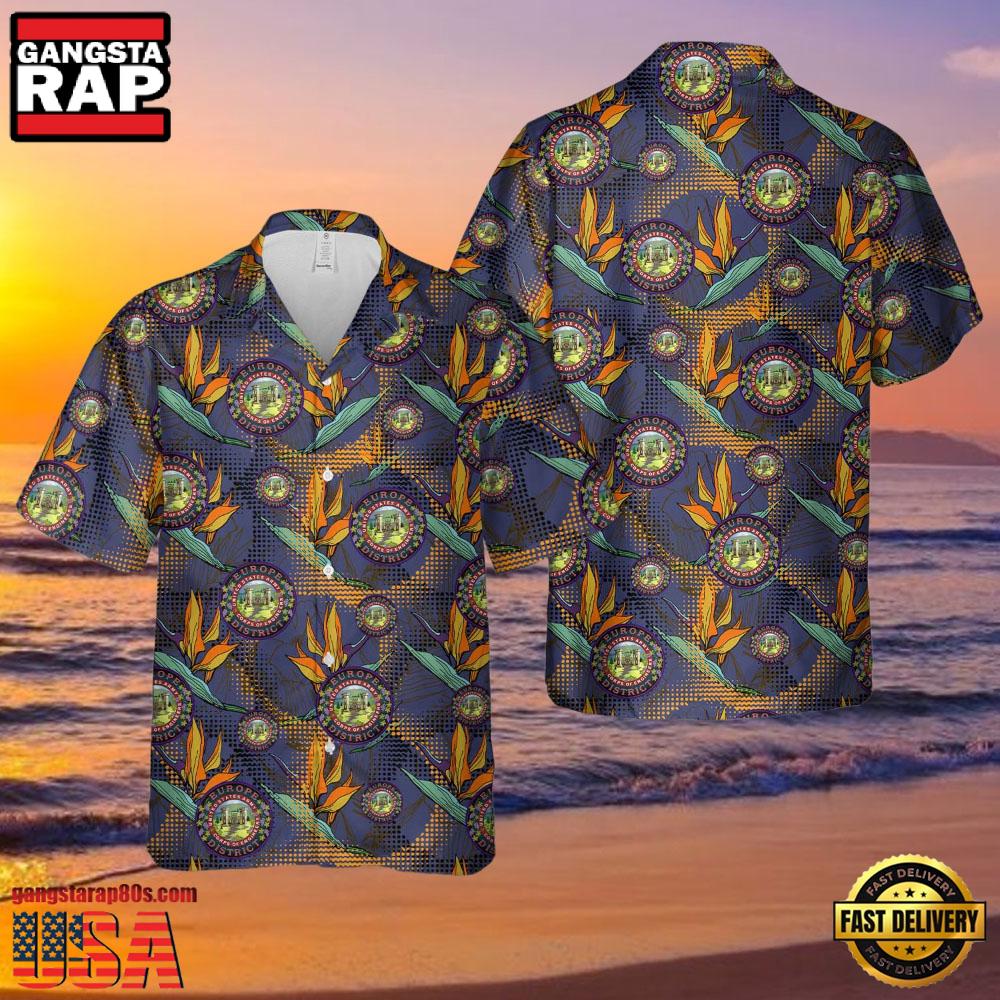 U.S. Army Corps Of Engineers, Europe District Veteran Hawaiian Shirt U.S. Army Corps Of Engineers, Europe District Veteran Hawaiian Shirt