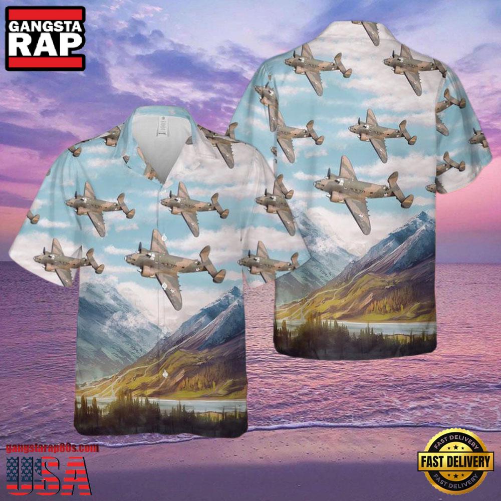 U.S. Army Lockheed A-29-Lo Hudson Veteran Hawaiian Shirt U.S. Army Lockheed A-29-Lo Hudson Veteran Hawaiian Shirt