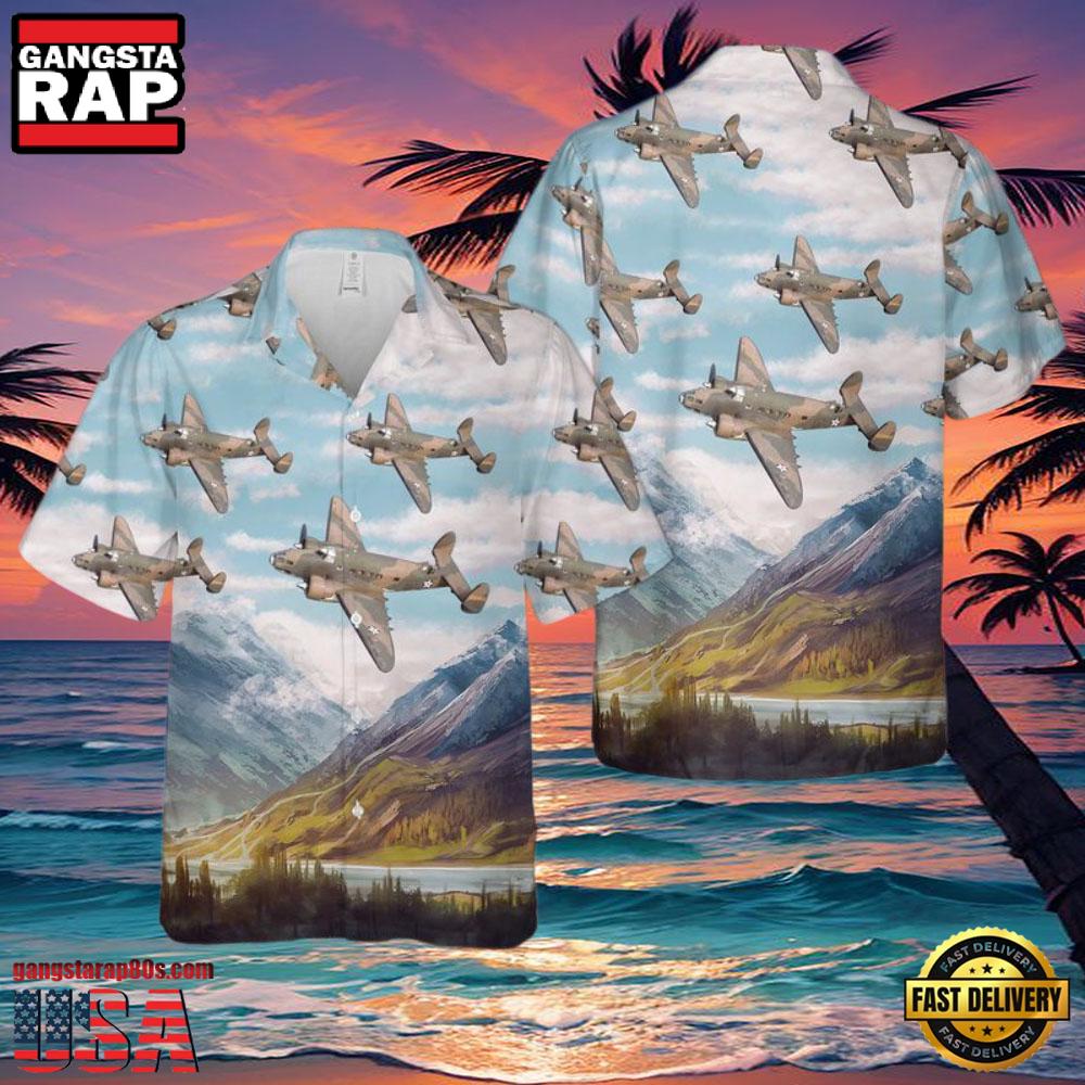 U.S. Army Lockheed A-29-Lo Hudson Veteran Hawaiian Shirt U.S. Army Lockheed A-29-Lo Hudson Veteran Hawaiian Shirt