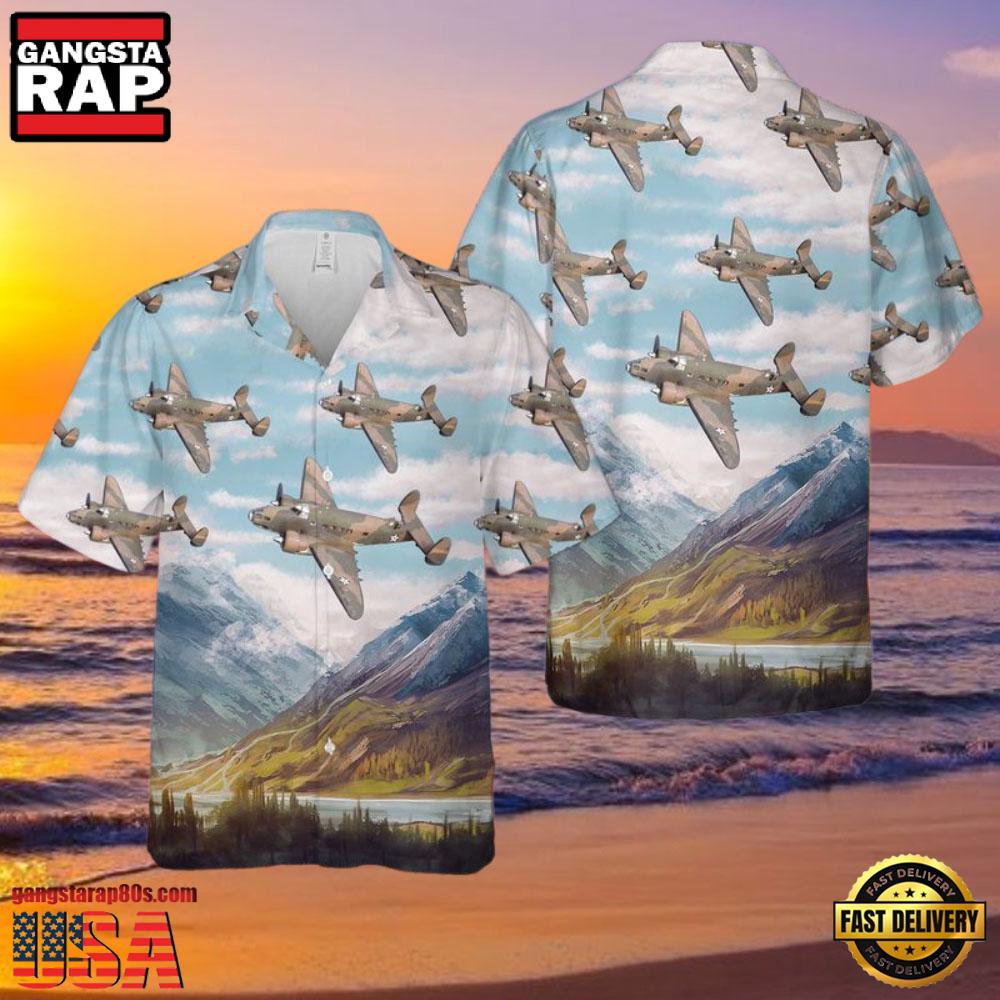 U.S. Army Lockheed A-29-Lo Hudson Veteran Hawaiian Shirt U.S. Army Lockheed A-29-Lo Hudson Veteran Hawaiian Shirt