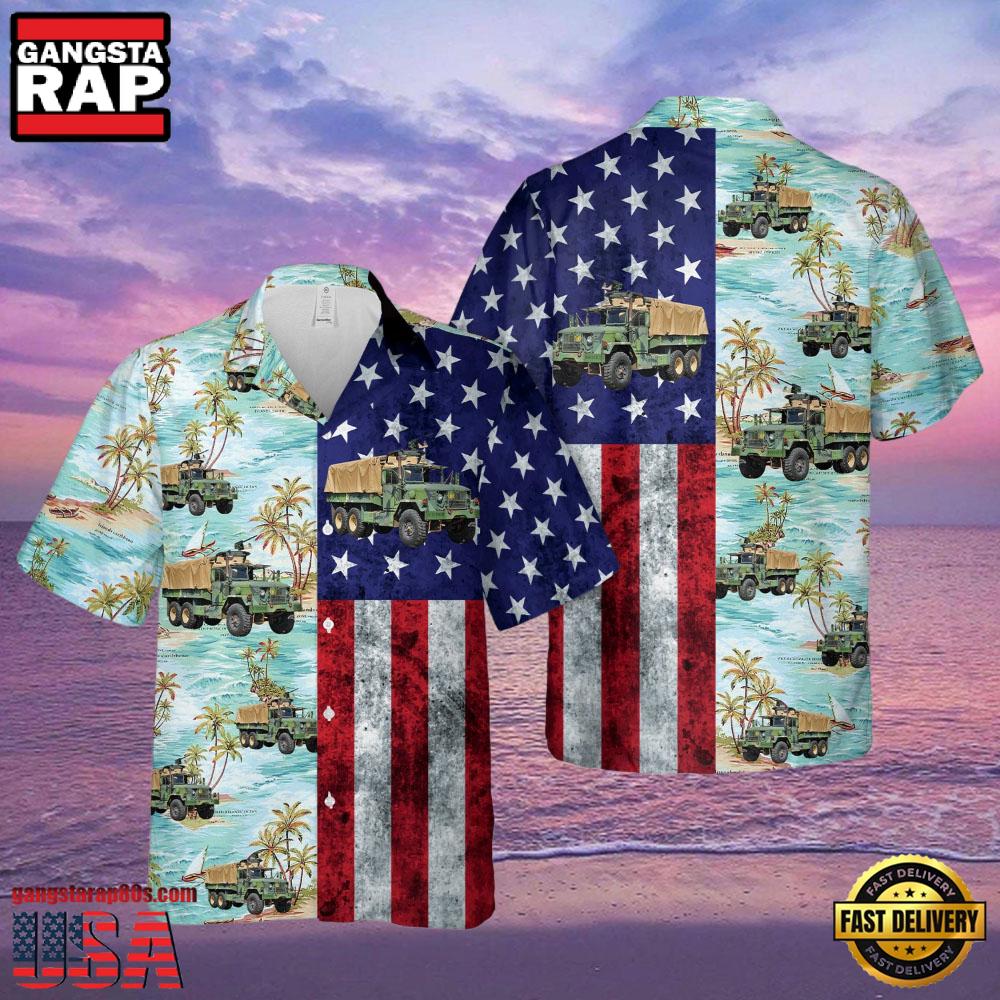 U.S. Army M35A2 Deuce And A Half Veteran Hawaiian Shirt U.S. Army M35A2 Deuce And A Half Veteran Hawaiian Shirt