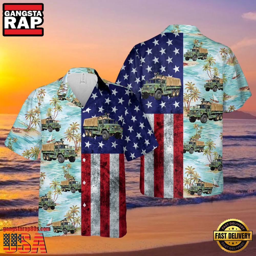 U.S. Army M35A2 Deuce And A Half Veteran Hawaiian Shirt U.S. Army M35A2 Deuce And A Half Veteran Hawaiian Shirt