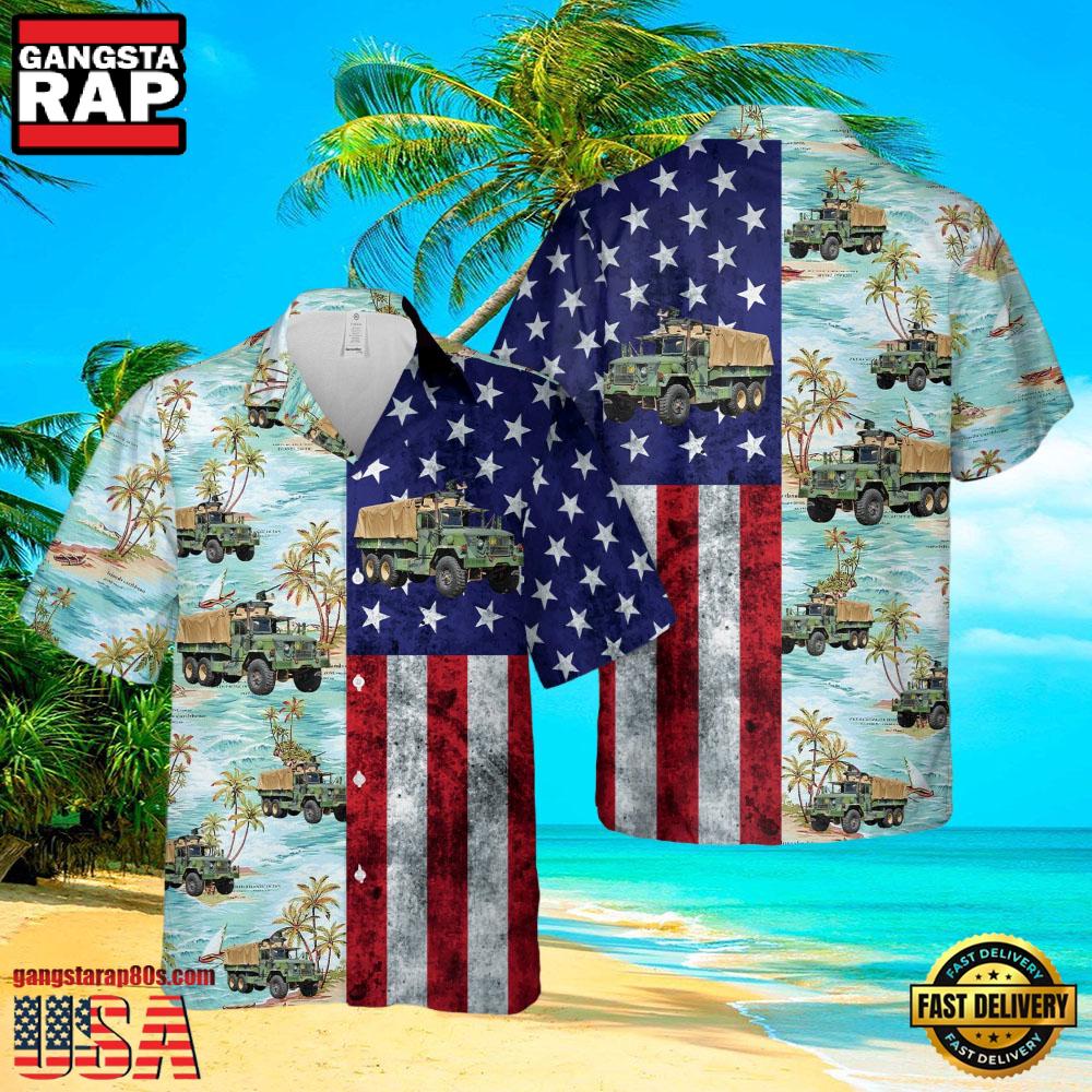 U.S. Army M35A2 Deuce And A Half Veteran Hawaiian Shirt U.S. Army M35A2 Deuce And A Half Veteran Hawaiian Shirt