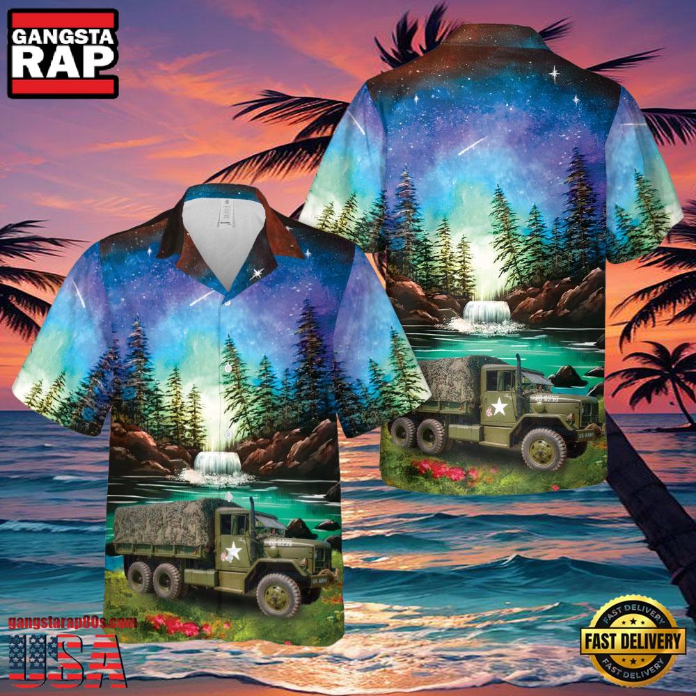 Us Army M35A2 Truck From The 1950'S Veteran Hawaiian Shirt Us Army M35A2 Truck From The 1950'S Veteran Hawaiian Shirt