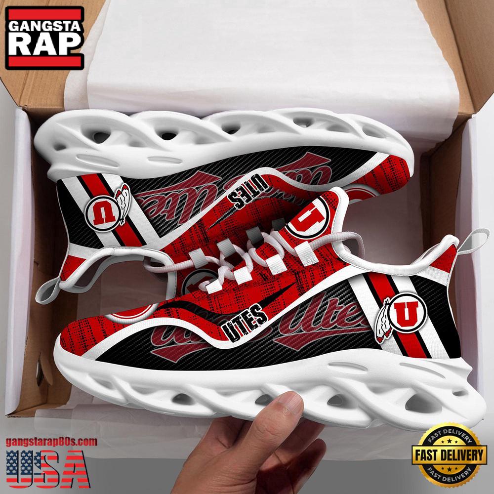 Utah Utes NCAA Clunky New Design Max Soul Shoes, Running Sneakers Utah Utes NCAA Clunky New Design Max Soul Shoes, Running Sneakers