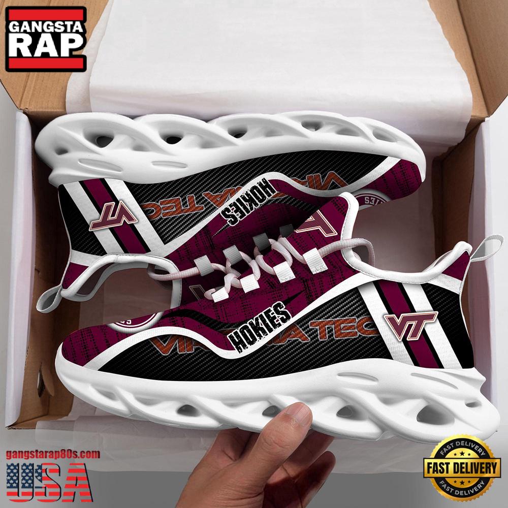 Virginia Tech Hokies NCAA Clunky New Design Max Soul Shoes, Running Sneakers Virginia Tech Hokies NCAA Clunky New Design Max Soul Shoes, Running Sneakers