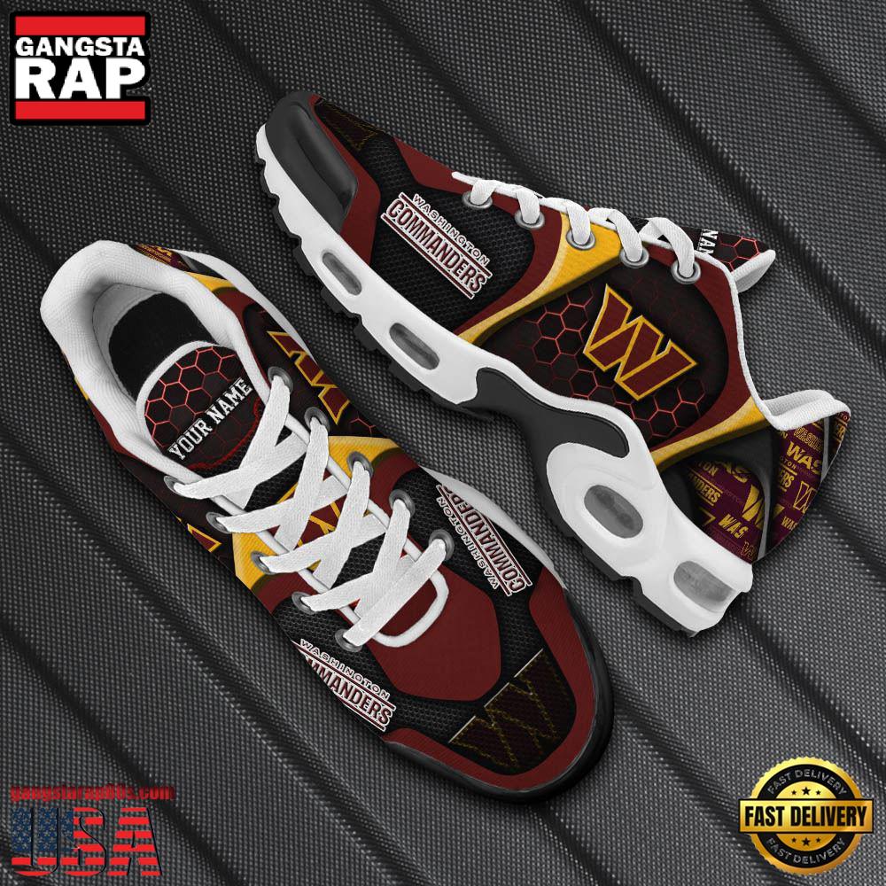NFL Custom Name Washington Commanders Max Plus Shoes - Running Sneakers NFL Custom Name Washington Commanders Max Plus Shoes - Running Sneakers
