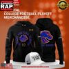 Boise State College Football Playoff 2024-25 Black All Over Print Hoodie 3 Boise State College Football Playoff 2024-25 Black All Over Print Hoodie