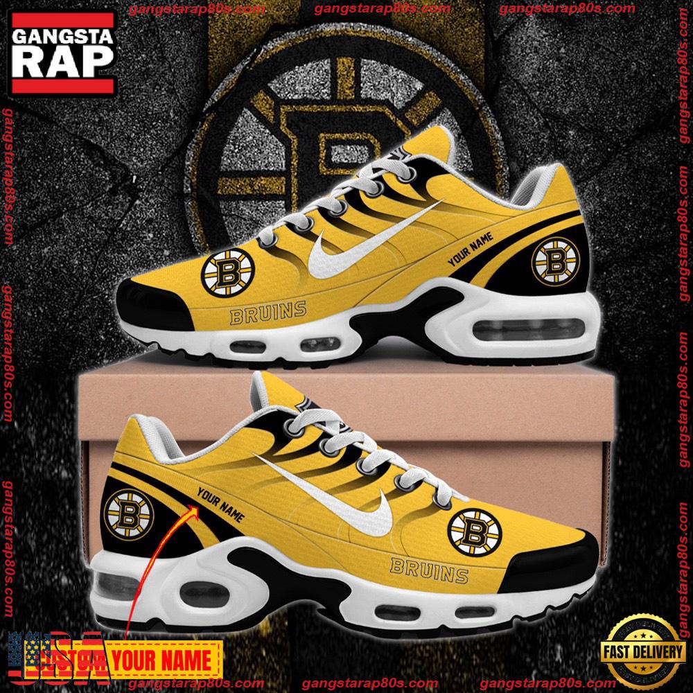 NHL Boston Bruins Run together, share together Custom name Air Max Plus Shoes Running Sneakers NHL Boston Bruins Run together, share together Custom name Air Max Plus Shoes Running Sneakers