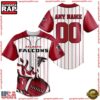 NFL Custom Name Number Atlanta Falcons Baseball Jersey Shirt 1 Custom Name And Number Atlanta Falcons NFL 3D Baseball Jersey Shirt