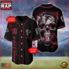 NFL Custom Name Number Atlanta Falcons Skull Face Baseball Jersey Shirt 2 Custom Name And Number Atlanta Falcons NFL Skull Face 3D Baseball Jersey Shirt