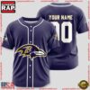NFL Custom Name Number Baltimore Ravens Sport Baseball Jersey Shirt 2 Custom Name And Number Baltimore Ravens NFL Sport Baseball Jersey