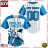 NFL Custom Name Number Carolina Panthers Baseball Jersey Shirt 3 Custom Name And Number Carolina Panthers NFL 3D Baseball Jersey Shirt