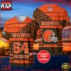 NFL Custom Name Number Cleveland Browns American Flag New Design Baseball Jersey Shirt 3 Custom Name And Number Cleveland Browns NFL American Flag Baseball Jersey Shirt