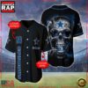 NFL Custom Name Number Dallas Cowboys Skull Face Baseball Jersey Shirt 2 Custom Name And Number Dallas Cowboys NFL Skull Face 3D Baseball Jersey Shirt