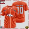 NFL Custom Name Number Denver Broncos Sport Baseball Jersey Shirt 1 Custom Name And Number Denver Broncos NFL Sport Baseball Jersey