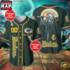 Custom Name And Number Green Bay Packers NFL Horror 3D Baseball Jersey Shirt