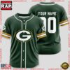Custom Name And Number Green Bay Packers NFL Sport Baseball Jersey