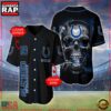 NFL Custom Name Number Indianapolis Colts Skull Face Baseball Jersey Shirt 2 Custom Name And Number Indianapolis Colts NFL Skull Face 3D Baseball Jersey Shirt