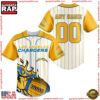 Custom Name And Number Los Angeles Chargers NFL 3D Baseball Jersey Shirt