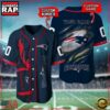 NFL Custom Name Number New England Patriots Football Team Baseball Jersey Shirt 3 Custom Name And Number New England Patriots NFL Football Team Baseball Jersey Shirt