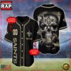 NFL Custom Name Number New Orleans Saints Skull Face Baseball Jersey Shirt 2 Custom Name And Number New Orleans Saints NFL Skull Face 3D Baseball Jersey Shirt