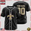 NFL Custom Name Number New Orleans Saints Sport Baseball Jersey Shirt 2 Custom Name And Number New Orleans Saints NFL Sport Baseball Jersey