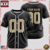 NFL Custom Name Number New Orleans Saints Design Baseball Jersey Shirt 3 Custom Name And Number New Orleans Saints NFL Team Sport Baseball Jersey