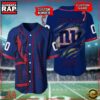 Custom Name And Number New York Giants NFL Team Sport Baseball Jersey Shirt