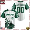 NFL Custom Name Number New York Jets Baseball Jersey Shirt 1 Custom Name And Number New York Jets NFL 3D Baseball Jersey Shirt