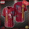 NFL Custom Name Number Arizona Cardinals America Flag New Design Baseball Jersey Shirt Gift For Fans 3 Custom Name And Number NFL Arizona Cardinals America Flag Baseball Jersey Shirt Gift For Fans