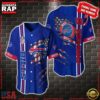 Custom Name And Number NFL Buffalo Bills America Flag Baseball Jersey Shirt Gift For Fans