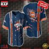Custom Name And Number NFL Denver Broncos America Flag Baseball Jersey Shirt Gift For Fans