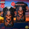 NFL Custom Name And Number Team Denver Broncos Skull Pattern Baseball Jersey Shirt 3 Custom Name And Number NFL Team Denver Broncos Skull Pattern Baseball Jersey Shirt