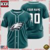 Custom Name And Number Philadelphia Eagles NFL Sport Baseball Jersey