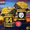 NFL Custom Name Number Pittsburgh Steelers American Flag New Design Baseball Jersey Shirt 2 Custom Name And Number Pittsburgh Steelers NFL American Flag Baseball Jersey Shirt
