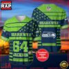 NFL Custom Name Number Seattle Seahawks American Flag New Design Baseball Jersey Shirt 3 Custom Name And Number Seattle Seahawks NFL American Flag Baseball Jersey Shirt