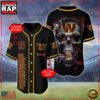 Custom Name And Number Washington Commanders NFL Skull Face 3D Baseball Jersey Shirt