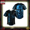 Custom Name Carolina Panthers NFL Football Skull 3D Baseball Jersey Shirt