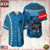 NFL Custom Name Carolina Panthers Mascot Baseball Jersey Shirt 3 Custom Name Carolina Panthers NFL Mascot 3D Baseball Jersey Shirt