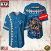 NFL Custom Name Detroit Lions Mascot Baseball Jersey Shirt 2 Custom Name Detroit Lions NFL Mascot 3D Baseball Jersey Shirt