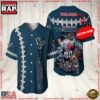 NFL Custom Name Houston Texans Mascot Baseball Jersey Shirt 1 Custom Name Houston Texans NFL Mascot 3D Baseball Jersey Shirt